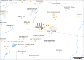 map of Westhill