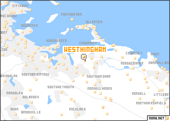 map of West Hingham