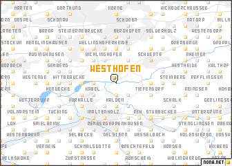 map of Westhofen