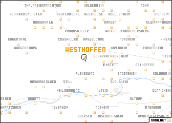 map of Westhoffen