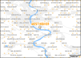 map of Westhoven