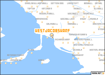 map of West Jacobswarf