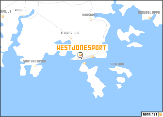 map of West Jonesport