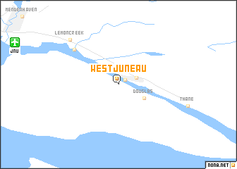 map of West Juneau