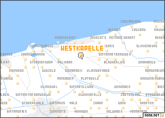 map of Westkapelle