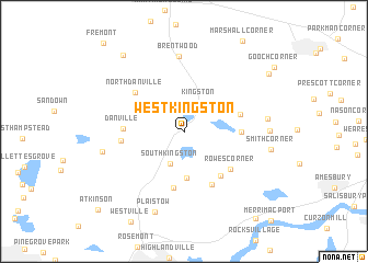 map of West Kingston