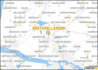 map of West-Knollendam