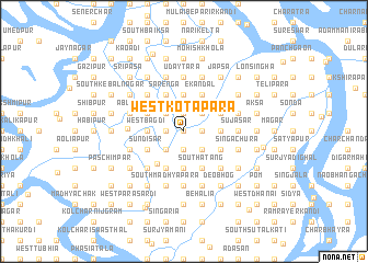 map of West Kotāpāra