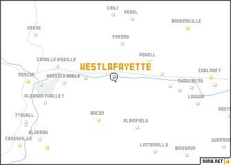map of West Lafayette