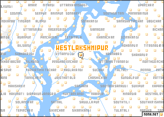 map of West Lakshmīpur