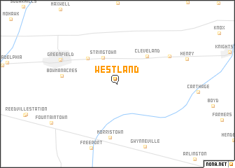 map of Westland