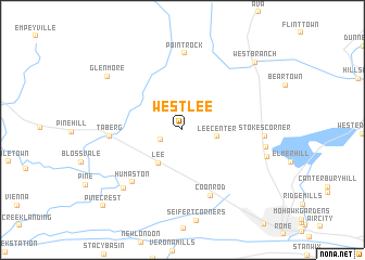 map of West Lee