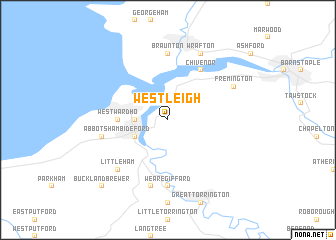 map of Westleigh