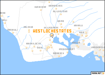 map of West Loch Estates