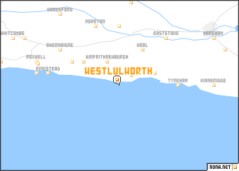 map of West Lulworth