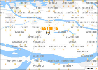 map of Westmaas