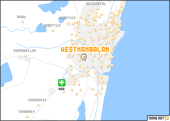 map of West Mambalam