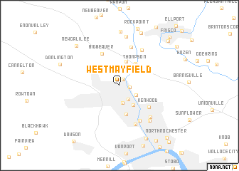 map of West Mayfield