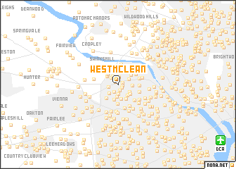 map of West McLean