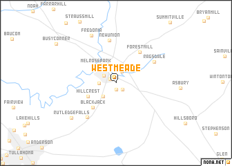 map of West Meade