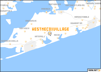 map of West Mecox Village