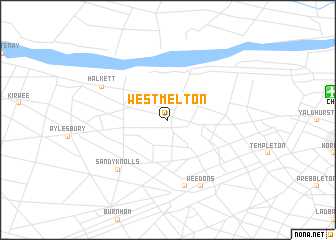 map of West Melton