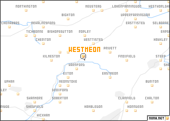 map of West Meon