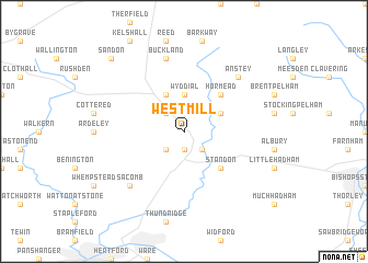 map of Westmill