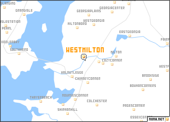 map of West Milton