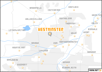 map of Westminster