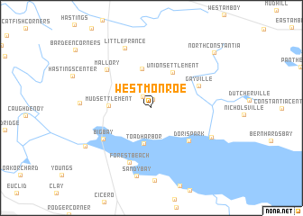 map of West Monroe