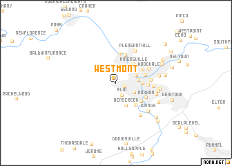 map of Westmont