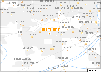 map of Westmont