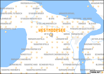 map of Westmoorsee