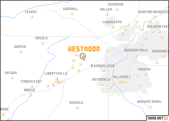 map of Westmoor