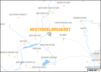 map of Westmoreland Depot