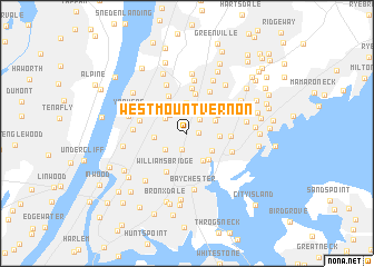 map of West Mount Vernon