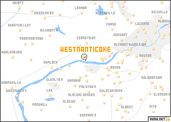 map of West Nanticoke