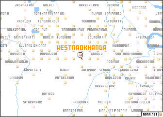 map of West Naokhanda