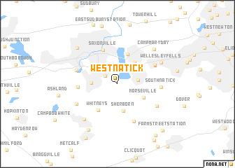map of West Natick
