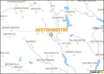 map of West New Boston