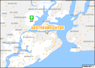 map of West New Brighton