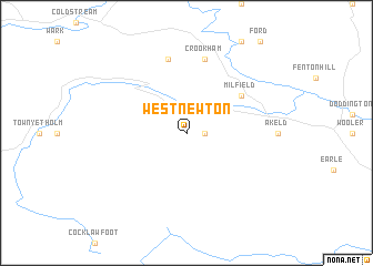 map of Westnewton