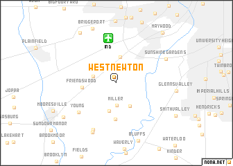 map of West Newton