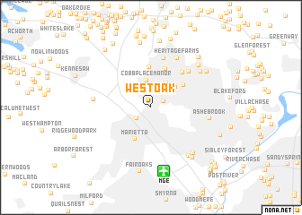 map of Westoak