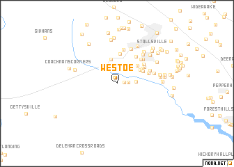 map of Westoe