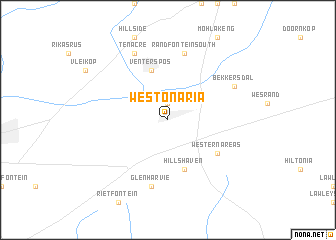 map of Westonaria