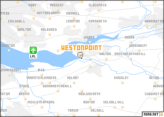 map of Weston Point