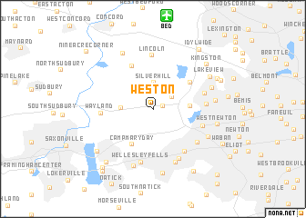 map of Weston