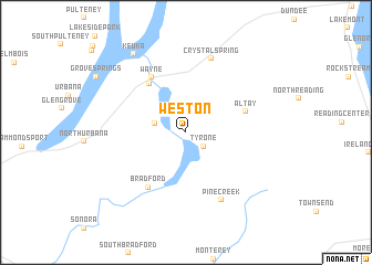 map of Weston